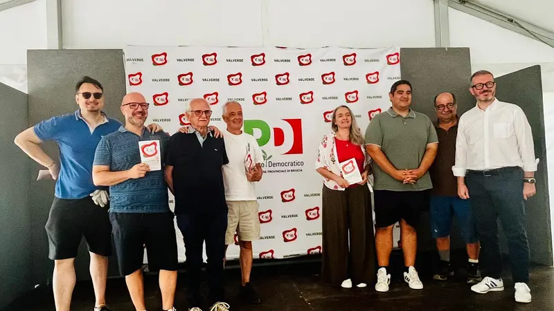 Un momento della presentazione della Festa dell'Unità della Valverde - © www.giornaledibrescia.it
