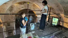 Alla Santissima riportate alla luce decorazioni del XV secolo © www.giornaledibrescia.it
