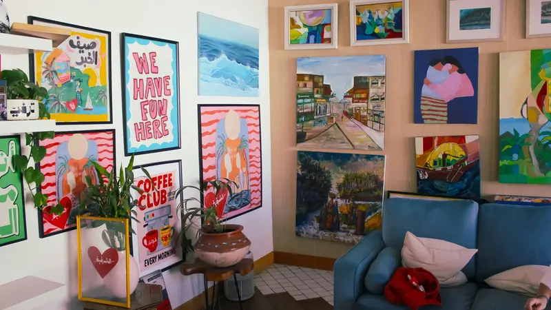 Poster e quadri fanno parte dello stile
