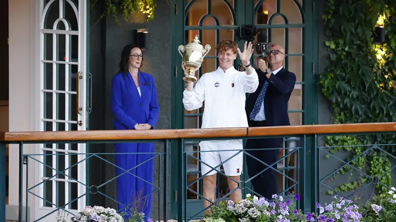 Jannik Sinner, re di Wimbledon - © Ansa