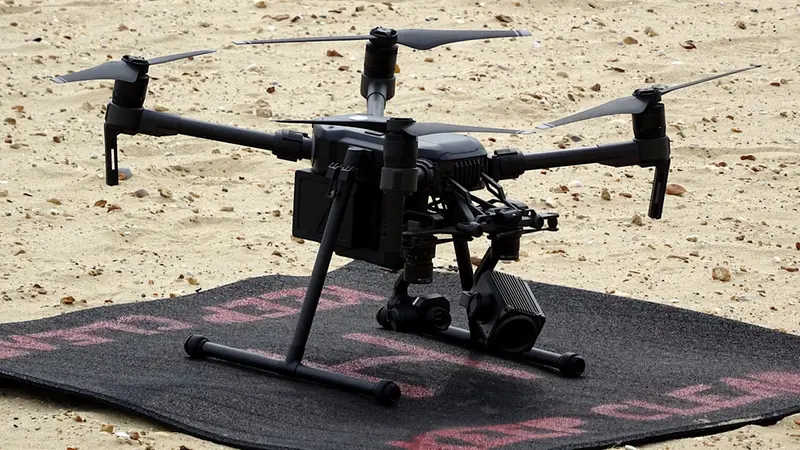 Un drone militare