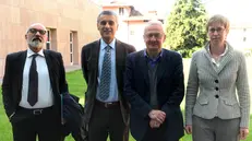 Scanzi, Bardelli, Bressan e Bocci al Centro Paolo IV per un convegno su Giorgio Rumi - Foto New Reporter Favretto © www.giornaledibrescia.it