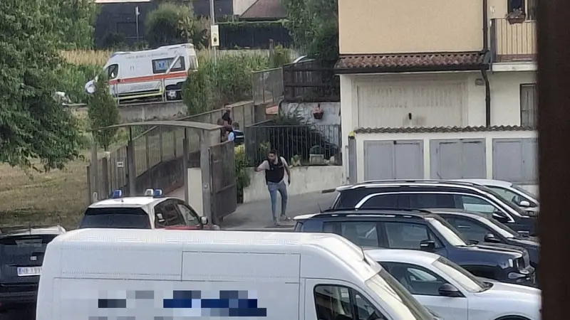 Una fase dell'operazione