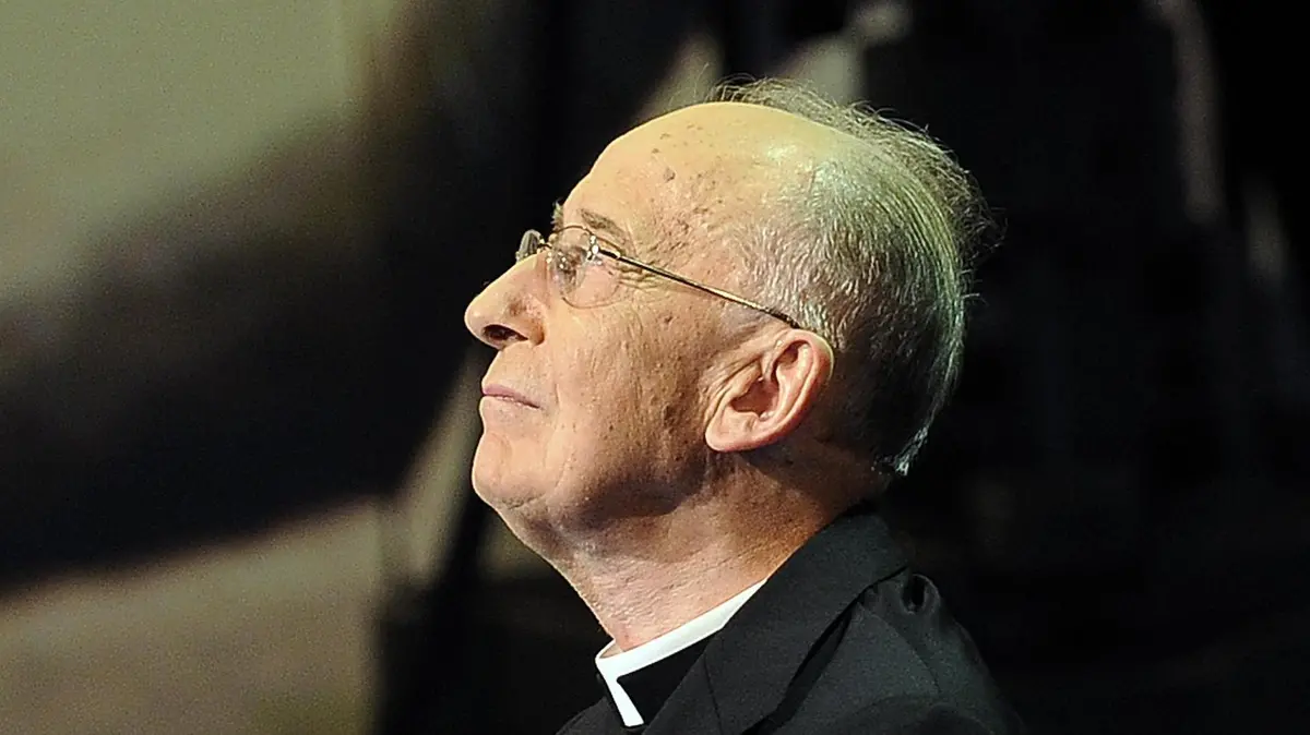 Il cardinale Camillo Ruini - Foto Ansa © www.giornaledibrescia.it