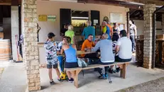 Ricco calendario al rifugio degli Alpini ai Piani di Lo' a Bione