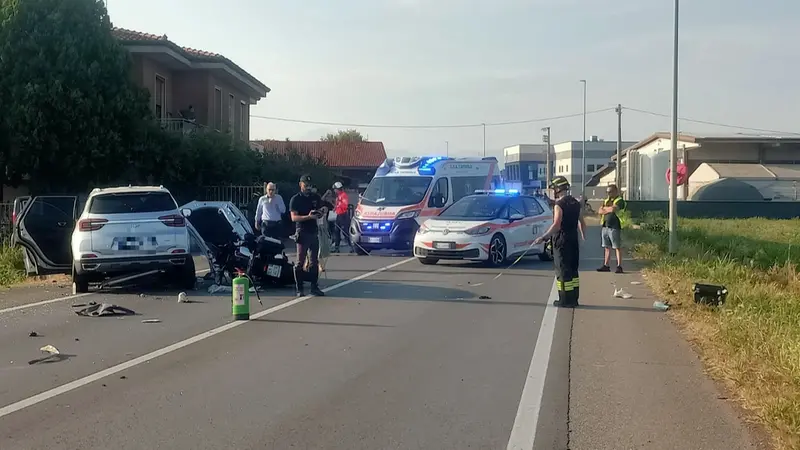 L'incidente a Rovato