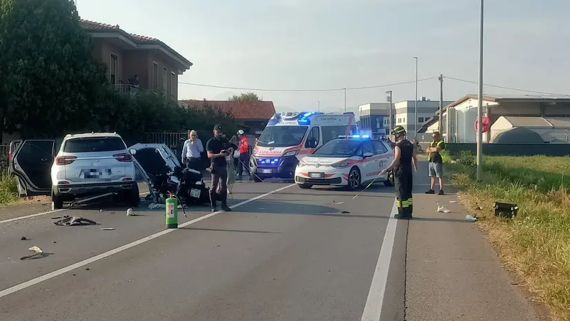L'incidente a Rovato