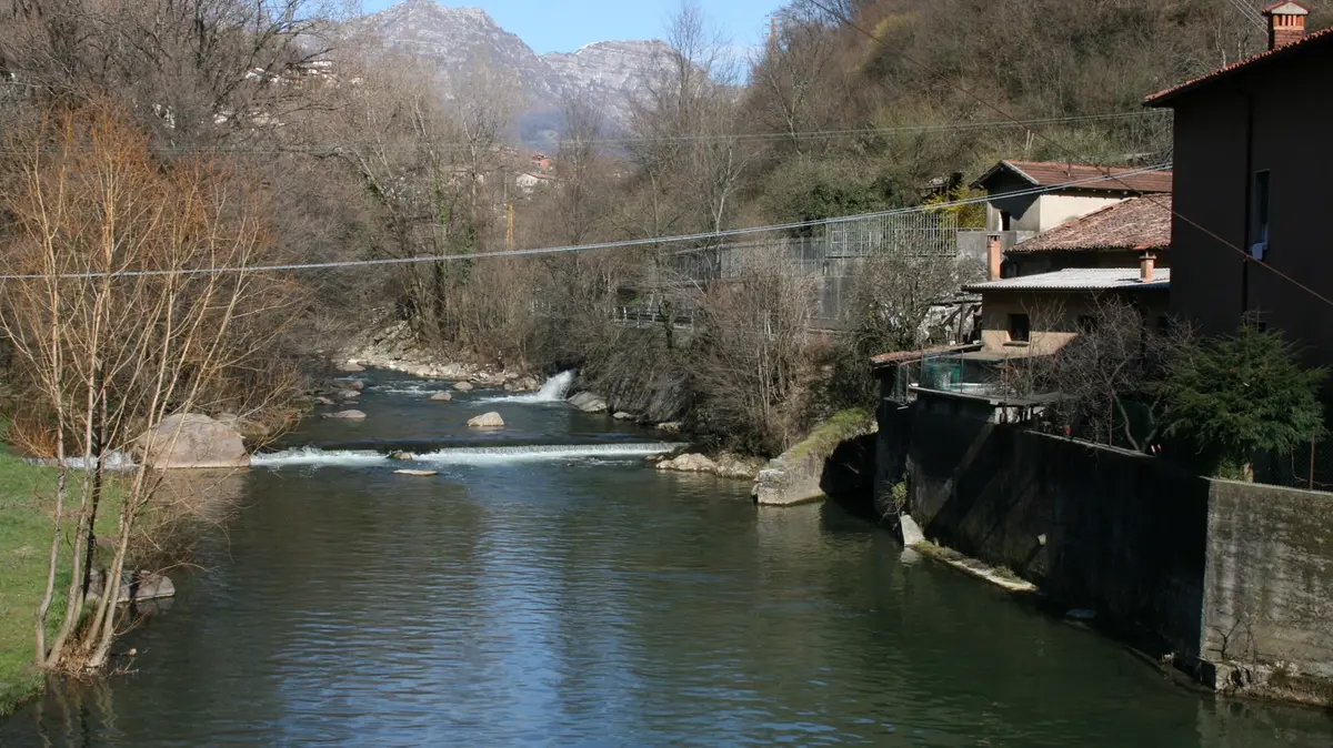 Il fiume Mella a Gardone Valtrompia - © www.giornaledibrescia.it