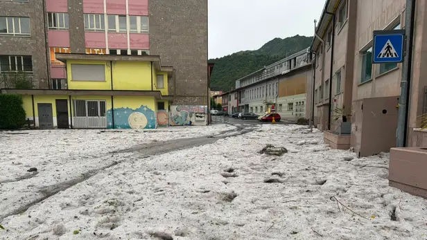 I danni provocati dal maltempo a Lumezzane