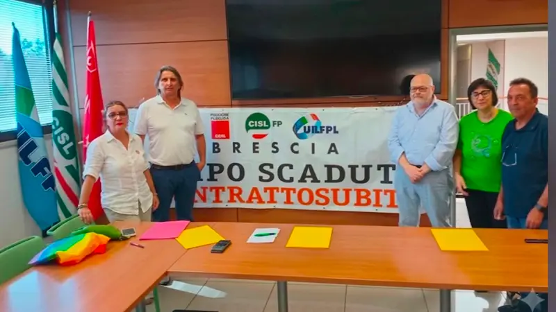 I sindacalisti bresciani che hanno sollevato la questione