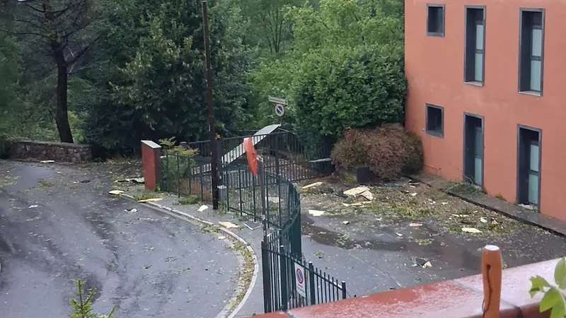 I danni all'istituto Primo Levi - Provincia di Brescia