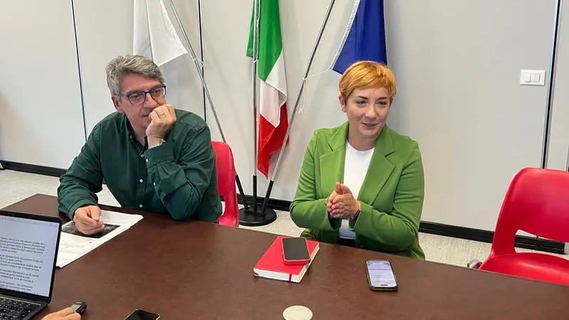 Emilio Del Bono e Miriam Cominelli - © www.giornaledibrescia.it