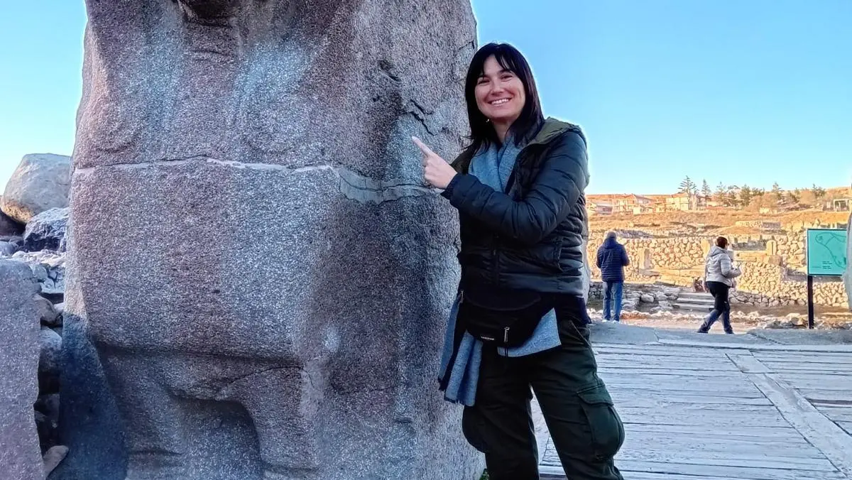 L'archeologa bresciana Camilla Franzoni