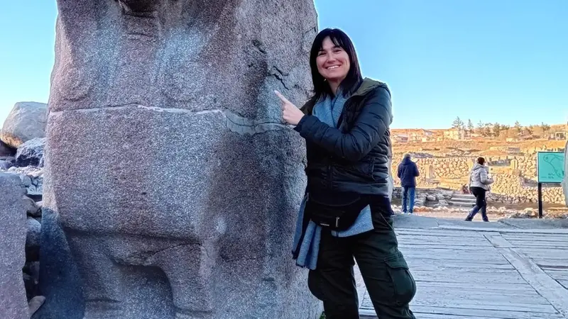 L'archeologa bresciana Camilla Franzoni