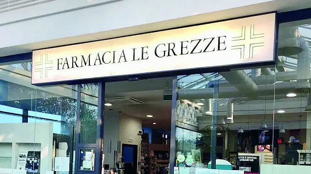 Una delle farmacie gestite dall'azienda Dass
