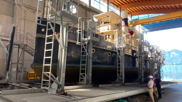 La Capitanio è stata costruita a Genova