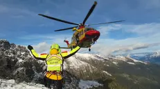 Un intervento del Soccorso Alpino
