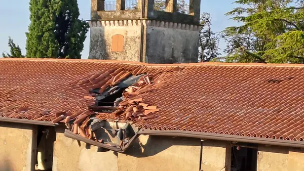 I danni a Desenzano in località San Girolamo