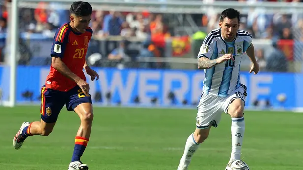 Mondiali, gli scatti di Spagna-Argentina
