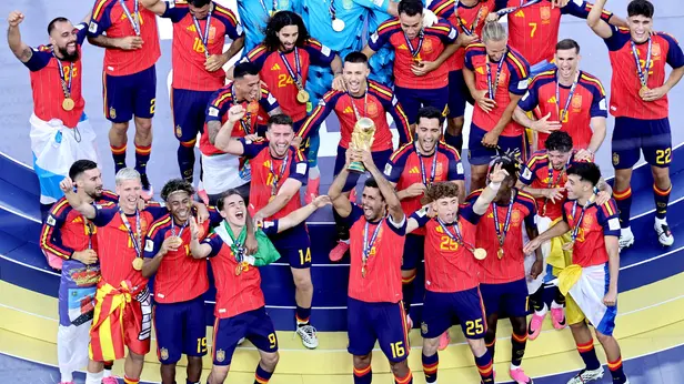 Mondiali, gli scatti di Spagna-Argentina