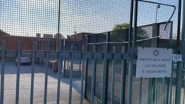 L'ingresso del carcere di Verziano