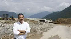 CONCESIO CANTIERE AUTOSTRADA DELLA VALTROMPIA VISITA MIN MATTEO SALVINI  REDAZIONE PROVINCIA 20-07-2026 GABRIELE STRADA NEW EDEN GROUP 