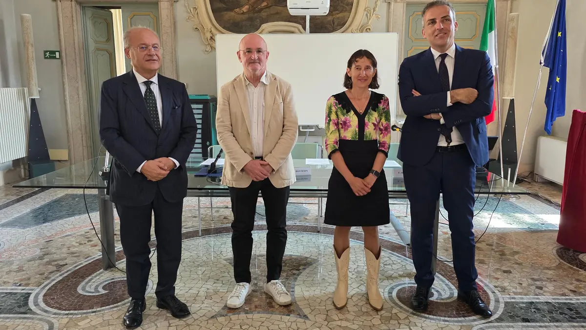 Da sinistra Camadini, Castelli, Bontempi e Minelli