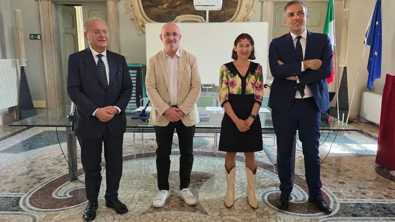 Da sinistra Camadini, Castelli, Bontempi e Minelli