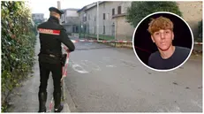 Il luogo dell'omicidio e, nel tondo, Matias Pascual - © www.giornaledibrescia.it