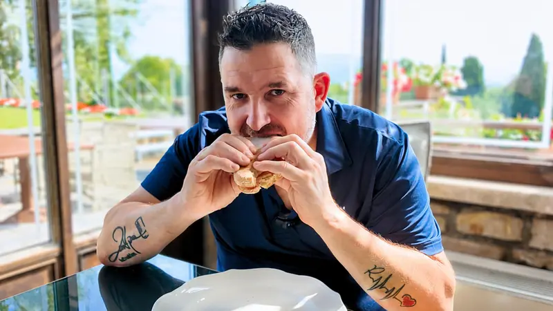 Lo chef del Bucadiciannove alle prese con una colazione salata