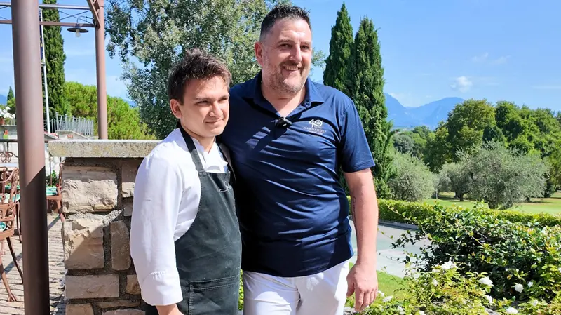 Zanotti con il suo braccio destro, Lorenzo