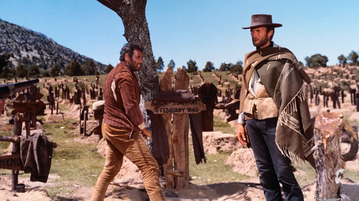 Una scena del film «Il buono, il brutto», il cattivo di Sergio Leone