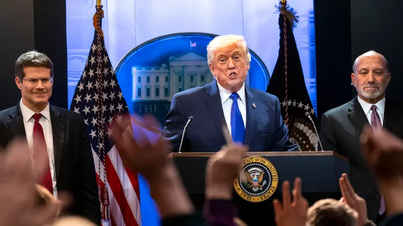 Il presidente Usa Donald Trump - Foto Ansa © www.giornaledibrescia.it