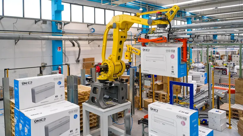 Lo stabilimento produttivo di Olimpia Splendid