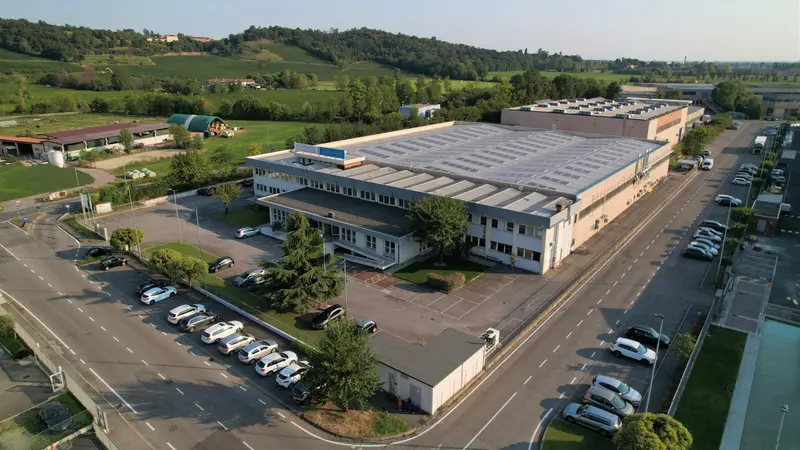 Lo stabilimento produttivo di Olimpia Splendid a Cellatica