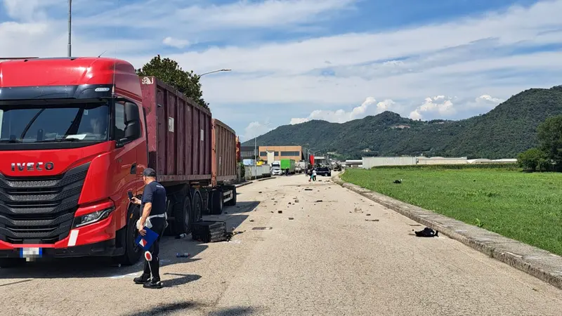 La zona in cui è avvenuto l'incidente