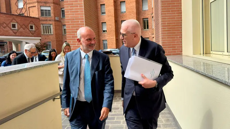 Schillaci con il direttore degli Spedali Civili Cajazzo