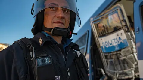 La bodycam è in dotazione alle forze di Polizia - Foto Polizia Moderna