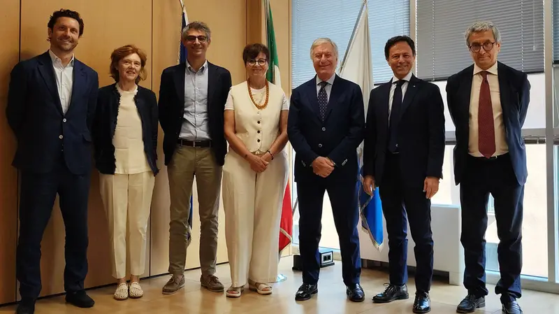 I rappresentanti delle associazioni che sostengono Fondazione Bind