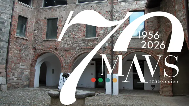 Il logo che celebra i 70 anni del Museo archeologico di Valle Sabbia