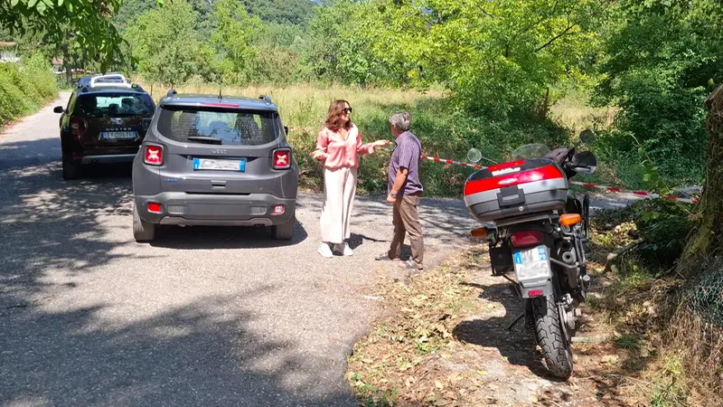 Sul luogo del ritrovamento anche la sindaca Caterina Dusi - © www.giornaledibrescia.it