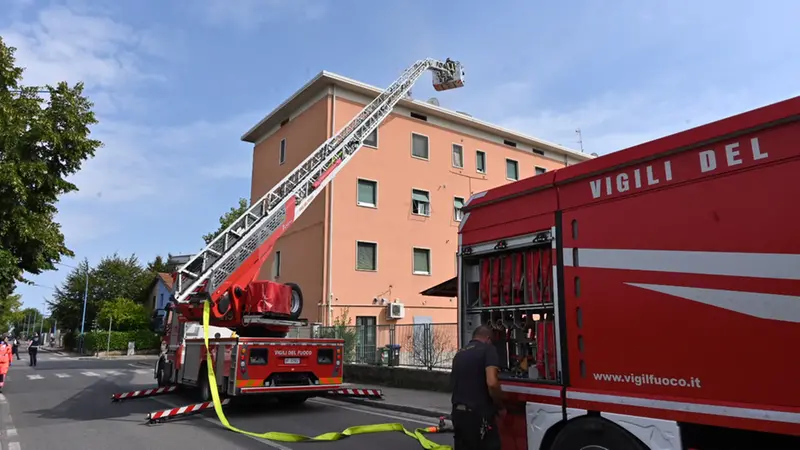 L'incendio al Villaggio Sereno