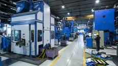 Uno scorcio dello stabilimento di Pian Camuno della Brawo