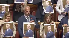 Appello per Roggero libero, leghisti mostrano foto gioielliere in aula al Senato