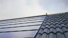 Un impianto fotovoltaico su un tetto