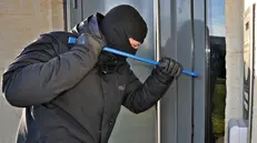 Un ladro in azione
