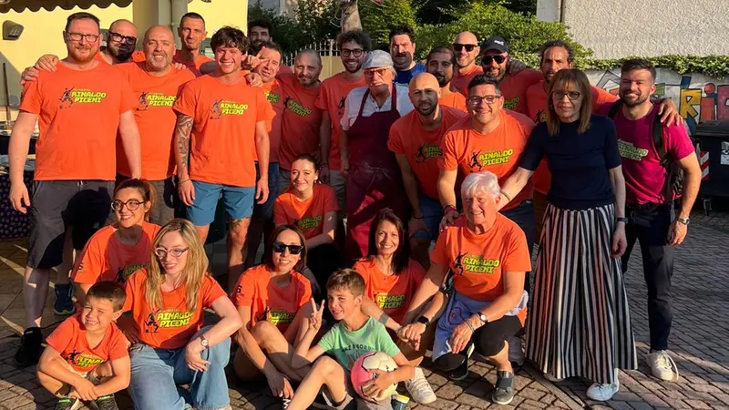 I volontari del memorial Rinaldo Piceni a Roncadelle