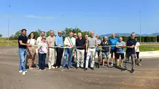 Un momento della tanto attesa inaugurazione