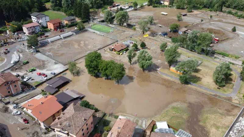 La colata di fango che invase Niardo nel 2022