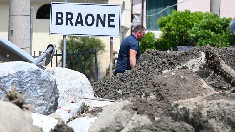 La devastazione a Braone nel 2022